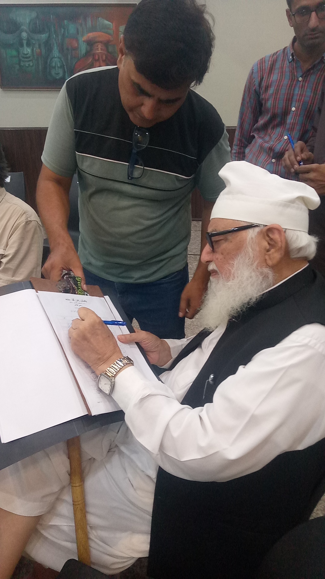 Election of the new cabinet of Pakistan Writers Guild Sindh, January 29, 2025, at the Arts Council of Pakistan, Karachi.