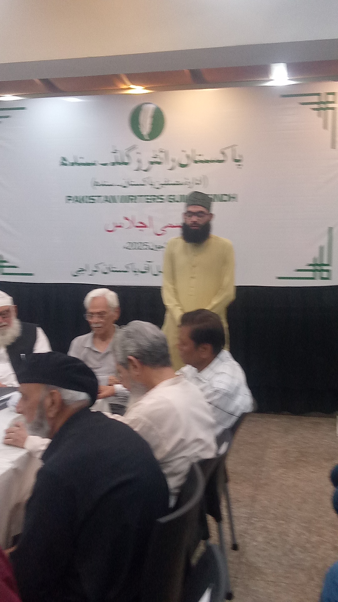 Election of the new cabinet of Pakistan Writers Guild Sindh, January 29, 2025, at the Arts Council of Pakistan, Karachi.