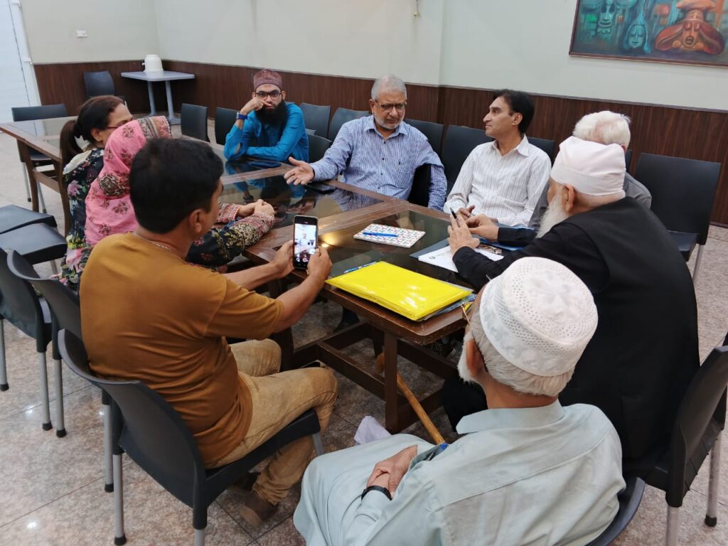 Pakistan Writers Guild Sindh, newly elected Majlis e Aamla Meeting on 11th Agusut 2025 at Arts Council of Pakistan Karachi