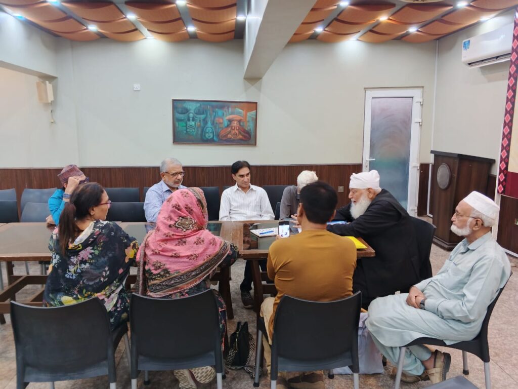 Pakistan Writers Guild Sindh, newly elected Majlis e Aamla Meeting on 11th Agusut 2025 at Arts Council of Pakistan Karachi