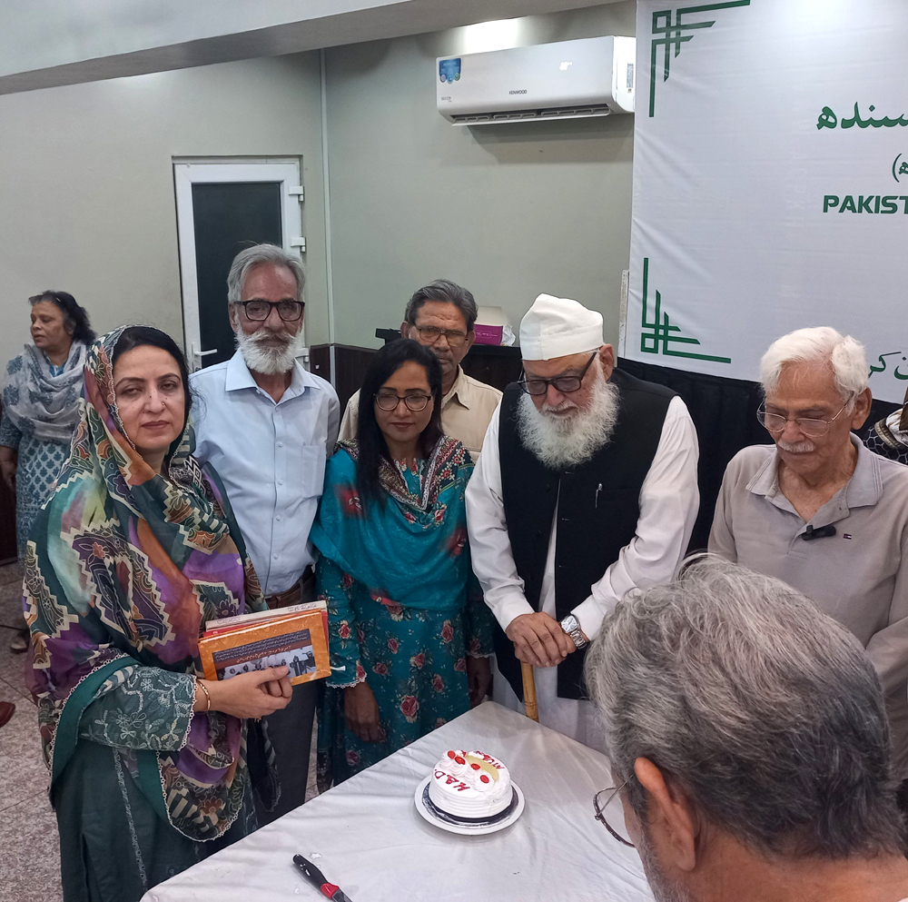 Election of the new cabinet of Pakistan Writers Guild Sindh, January 29, 2025, at the Arts Council of Pakistan, Karachi.