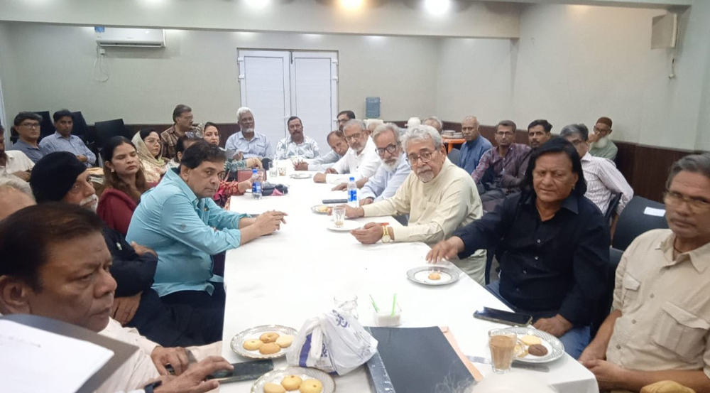 Election of the new cabinet of Pakistan Writers Guild Sindh, January 29, 2025, at the Arts Council of Pakistan, Karachi.